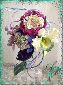 紫陽花＆カトレア